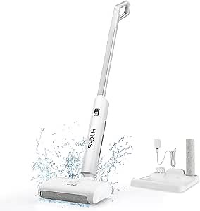 Cordless Electric Mop, Self-Cleaning Electric Mop for Floor Cleaning, Detachable Water Tank, Quiet Electric Floor Mop for Tile, Hardwood, Laminate, Vinyl Floor Cleaner Machine, Up to 60mins Worktime