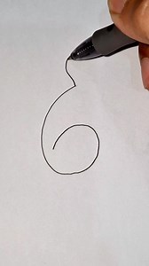 Just started a fun little drawing challenge! ✍️ I'm using a pen and no color, focusing on simple lines to bring this number 6 to life. It's amazing how a basic numeral can transform into something else entirely with a bit of creativity! Thinking of adding some playful details to make it unique. This is such a cool way to get those creative juices flowing without any pressure. Perfect for a quick creative break! 🎨 #Doodling #PenArt #SketchBook #CreativeFlow #DrawingArt | Draw Fast