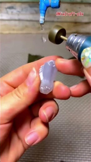 Watch how powerful tools transform rough jade into a flawless gem. 💎 #mixcraft