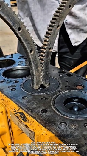 Engine Piston Removal Process | Heavy Equipment Maintenance.