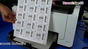 Use laser printer for barcode label printing - video Dailymotion
