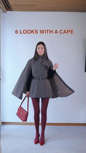 How to style capes? What to wear with capes? 6 looks for capes ❤️ Retro Stage haul review ✨ trends