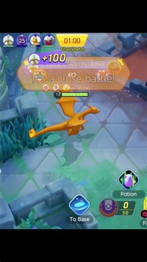 ​Charizard's perfect timing attack changed everything! 🔥😱 #shortfeed #pokemonunite