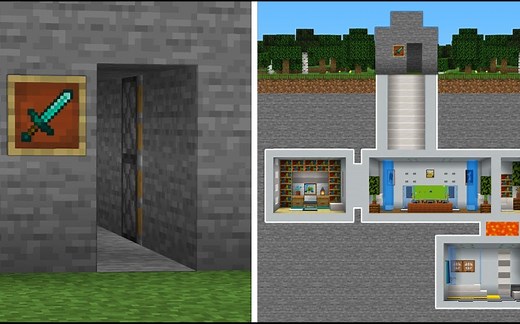 【Minecraft】如何建造秘密地下基地教程（Scorpy）