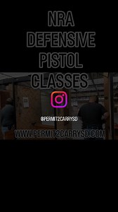 NRA DEFENSIVE PISTOL Course Description: This course is conducted as a NRA Defensive Pistol Class. This course will focus on the techniques needed to develop a defensive mindset. The goal of the course will be to develop the knowledge, skills, and attitude nec-essary to carry and use a concealed pistol ethically, responsibly, and with confidence. Students will receive the NRA Guide to the Basics of Personal Protection Outside The Home handbook, NRA Gun Safety Rules bro-chure and successful stude