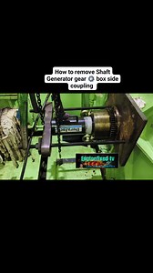 9.9K views · 82 reactions | How to remove Shaft Generator coupling gear box side. #fbreelsfypシ゚viralfbreelsfypシ゚viral #marinengineerslifeonboard #hepemakinista #enginefixedtv #enginefixed #containershipslife #followformorecontent | EngineFixed - All Marine & Auto Engine | Facebook