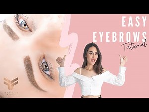 Tutorial | Easy permanent makeup brows