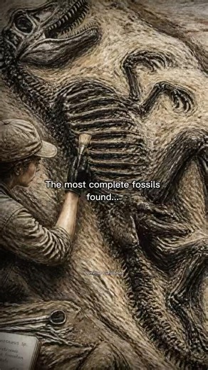 The most complete fossils found... #curiosities #dinosaur #viral