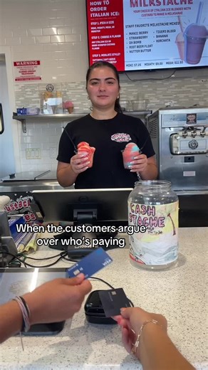 Too good to resist #mustachemikesitalianice #mustachemike #italianice #custard #oc