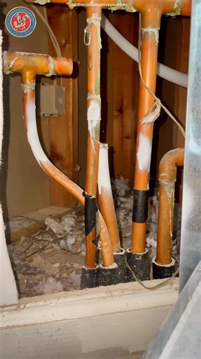 Water line reroute #plumber #plumbing #plumberlife #plumbinglife #plumbersoftiktok #waterleak #waterleaks #slableak #reroute #copper #solder #soldering #plumbingrepair #plumbingtok #diy # | Albert Moon | Facebook