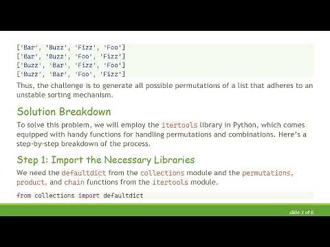 How to Enumerate All Permutations of a List in Python