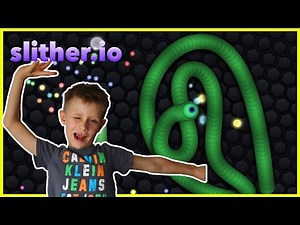 Slither.io app - GIANT SNAKE! | I'M A GREEN MONSTER!