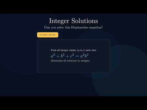 Solving a Diophantine Equation