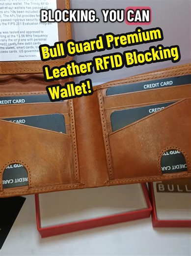 Bull Guard RFID Blocking Wallet: Elegant & Secure