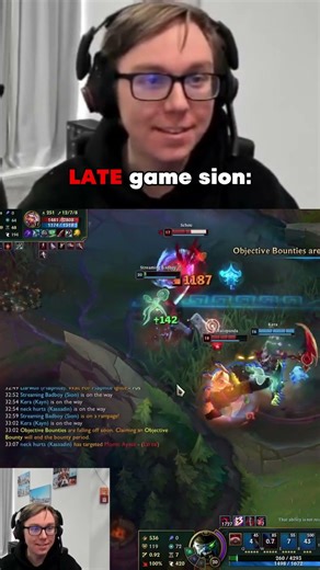 full lethality sion late game is too good #leagueoflegends #thebausffs