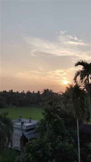 Beautiful Sunset View in Village | Peaceful Nature Sky View 🌅”