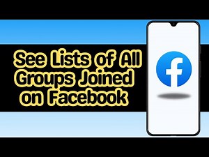 How to see lists of all groups joined on Facebook