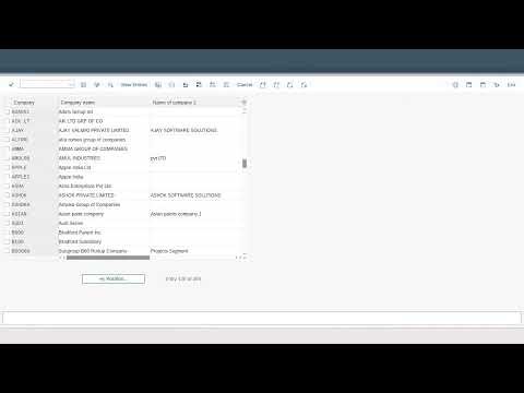 Define Company in SAP, (T Code : OX15)