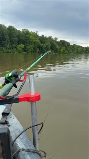 Just waiting for the rod to go down. #fishing #kayakfishing #catfishing
