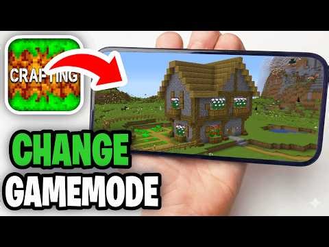 How To Change Gamemode In Crafting And Building! - Tutorial