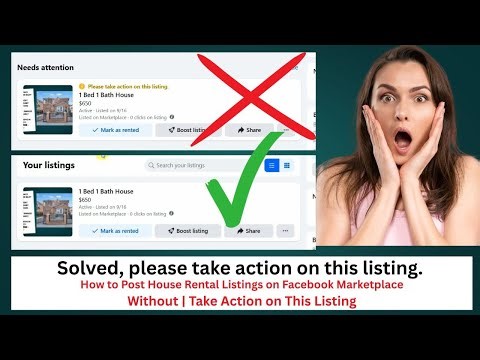 How to Post House Rental Listings on Facebook Marketplace | Without | Take Action on This Listing