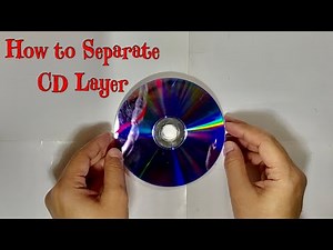 How to Separate CD Layer in just 1 minute without Boiling or Cutting