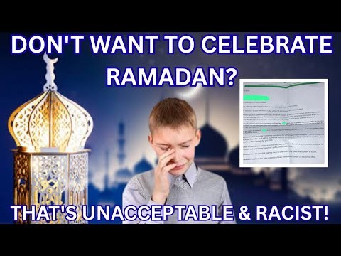 School Brandishes English Child as 'RACIST' for not Liking Ramadan