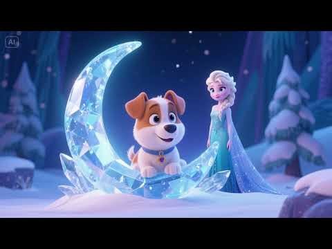 Elsa Puppy Crystal Moon 🐶🌙 | Magical Kids Song & Nighttime Adventure
