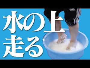 【水の上を走る実験】片栗粉と水を混ぜたらどうなるのか？【ダイタランシー】