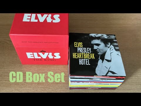 Elvis Presley - Box Set 18 CDs Greatest Singles Quick Look Unboxing Review #elvispresley #cd
