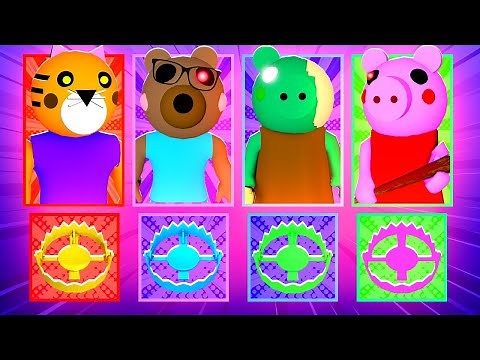 ROBLOX PIGGY RANDOM SKIN & TRAP CHALLENGE! (Part 2)