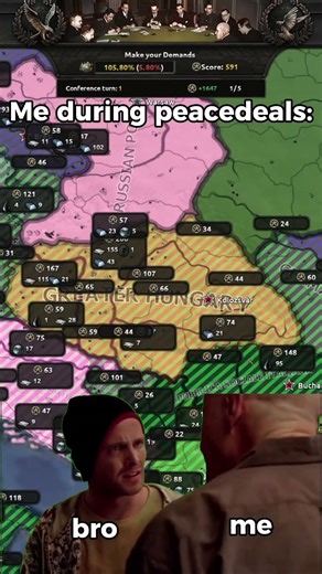ME DURING PEACEDEALS IN HOI4 BE LIKE... #heartsofiron4 #hoi4meme #hoi4