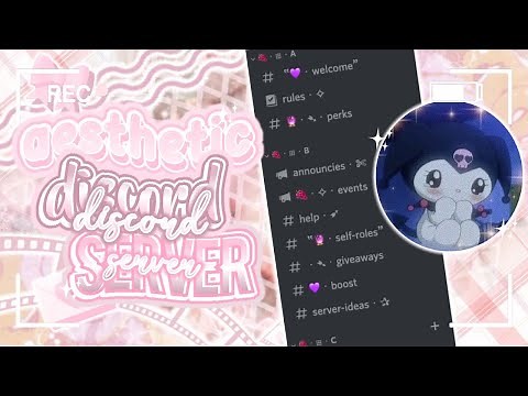 AESTHETIC DISCORD SERVER SETUP *2022* || HOW TO MAKE AN AESTHETIC DISCORD SERVER || iimelodyxh 🍇