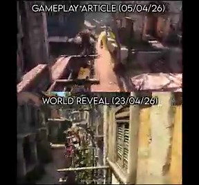 Am I crazy in saying the beam to beam parkour flows way smoother compared to the world reveal gameplay? That little pause and adjust Edward used to do seems to be removed.I guess the reveal gameplay was an older build if that's the case because the parkour clips shown today from the article looks considerably more efficient.