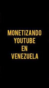 Como recibir pagos de Youtube en Venezuela banco Mercantil 2025