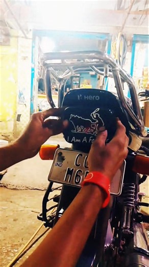 Splendor Brake Light Modified 🔥 #ytshorts #modified