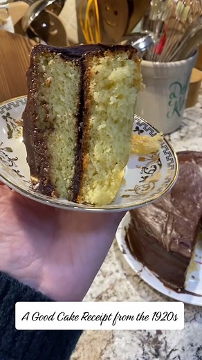 Vintage 1920s Yellow Cake Recipe