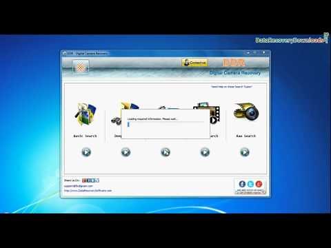 Restore lost files from video camera: Sony Handy Cam Recovery
