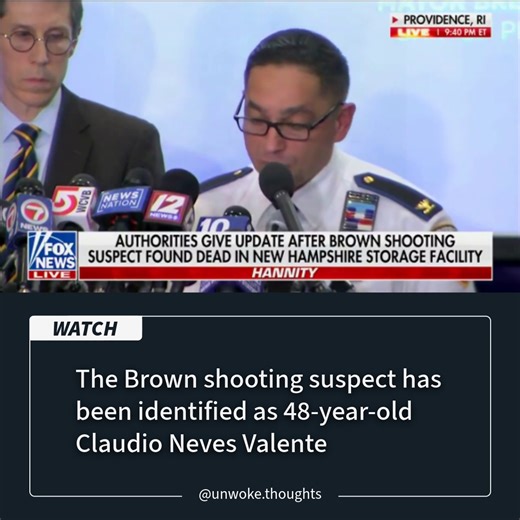 The Brown shooting suspect has been identified as 48-year-old Claudio Neves Valente | UnwokeThoughts