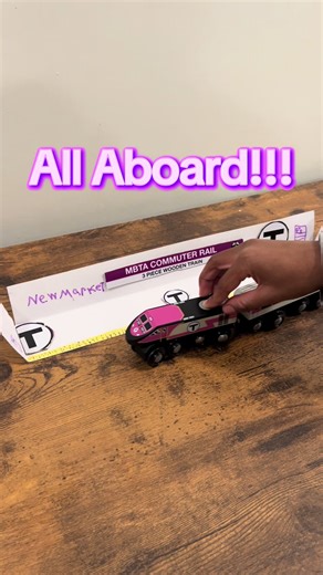 What stop would you like to get off at?! @MBTA Commuter Rail #mbta #commuterrail #bostontiktok #pretendplay #toys