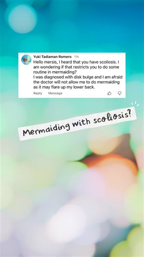 𝕋𝕚𝕘𝕖𝕣 𝕊𝕙𝕒𝕣𝕜 𝕄𝕖𝕣𝕞𝕒𝕚𝕕 on Instagram: "This is a great question! ❤️Mermaiding with scoliosis is absolutely possible — and for me, it hasn’t limited what I can do in the water. What it has done is taught me to be intentional, patient, and deeply in tune with my body. 💙 Some days I can do every flip, bend, and technique with ease. Other days my body tells me to slow down, and I always listen. Progress in mermaiding isn’t about pushing through pain — it’s about understanding your limi