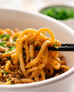 15-minute Pork & Sesame Udon Noodles | Marion Grasby