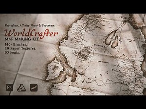 Worldcrafter, fantasy D&D map making kit (2022 update)
