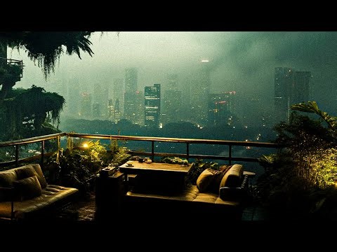 Blade Runner Vibes: Futuristic Synthwave Soundscapes - Eon (Rain Version).