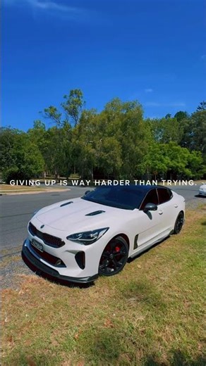 Becoz giving up is harder than trying🕊️🔥 #shorts #stingergt #viralshorts #automobile #monday