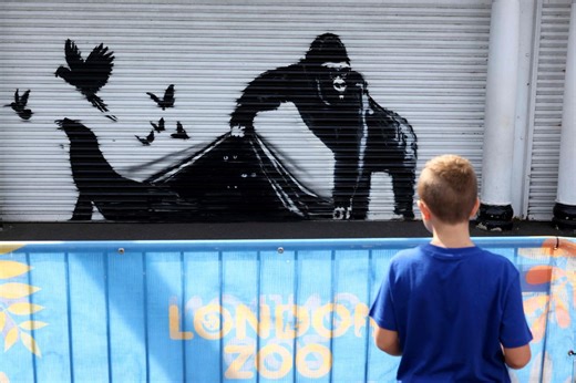 Banksy's London Zoo mural drops a hint about his wild animal street art spree