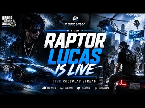 LIVE 🔴| RAPTORXD IS LIVE | Hydra Calyx Roleplay Fivem | GTA 5 Roleplay Live #Gta5 #Htrp