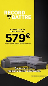 [RECORD À BATTRE] Canapé tout en 1️⃣ 👉👉 http://ow.ly/dDCb50weI8k 👈👈 | Conforama