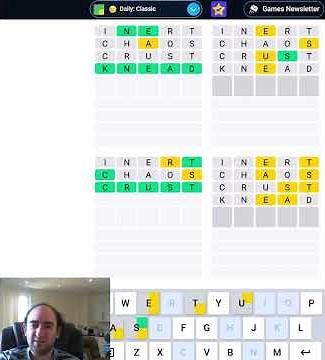 Quordle puzzle for 23 Apr 26