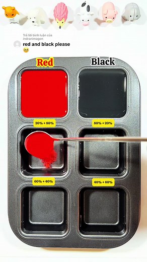 Mixing Red and Black Colors for Striking Contrast